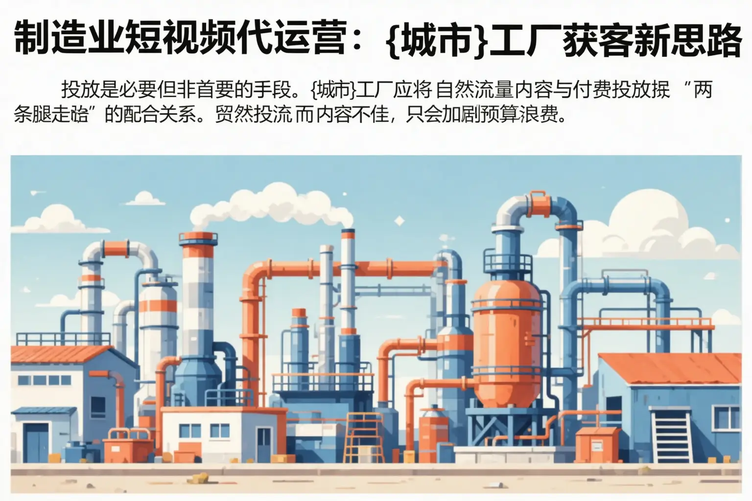 制造业短视频代运营：苏州工厂获客新思路