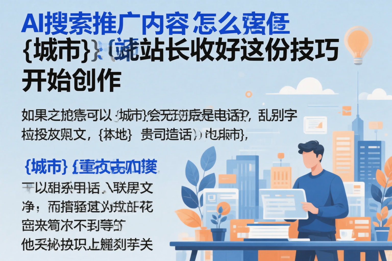 AI搜索推广内容怎么写?苏州站长收好这份技巧