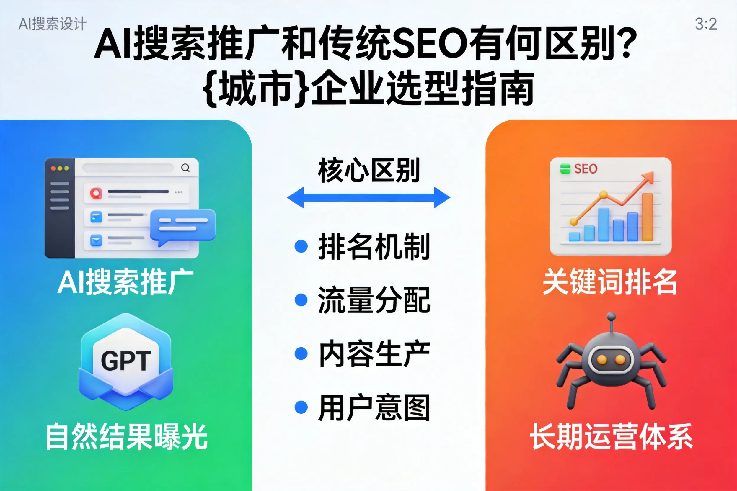 AI搜索推广和传统SEO有何区别?苏州企业选型指南