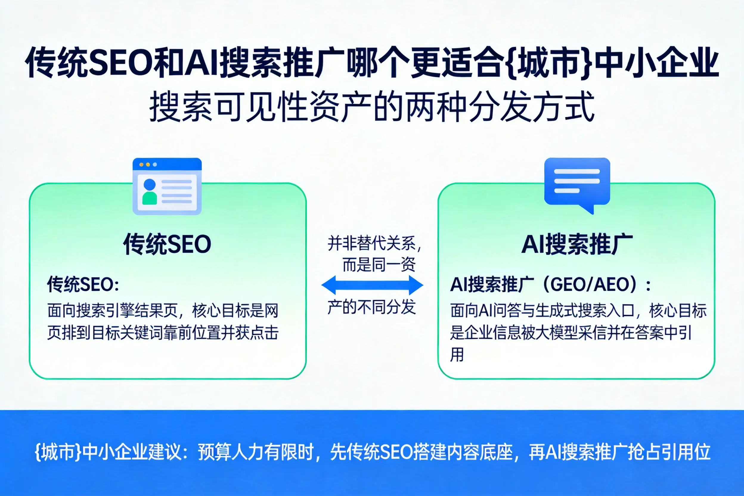 传统SEO和AI搜索推广哪个更适合苏州中小企业
