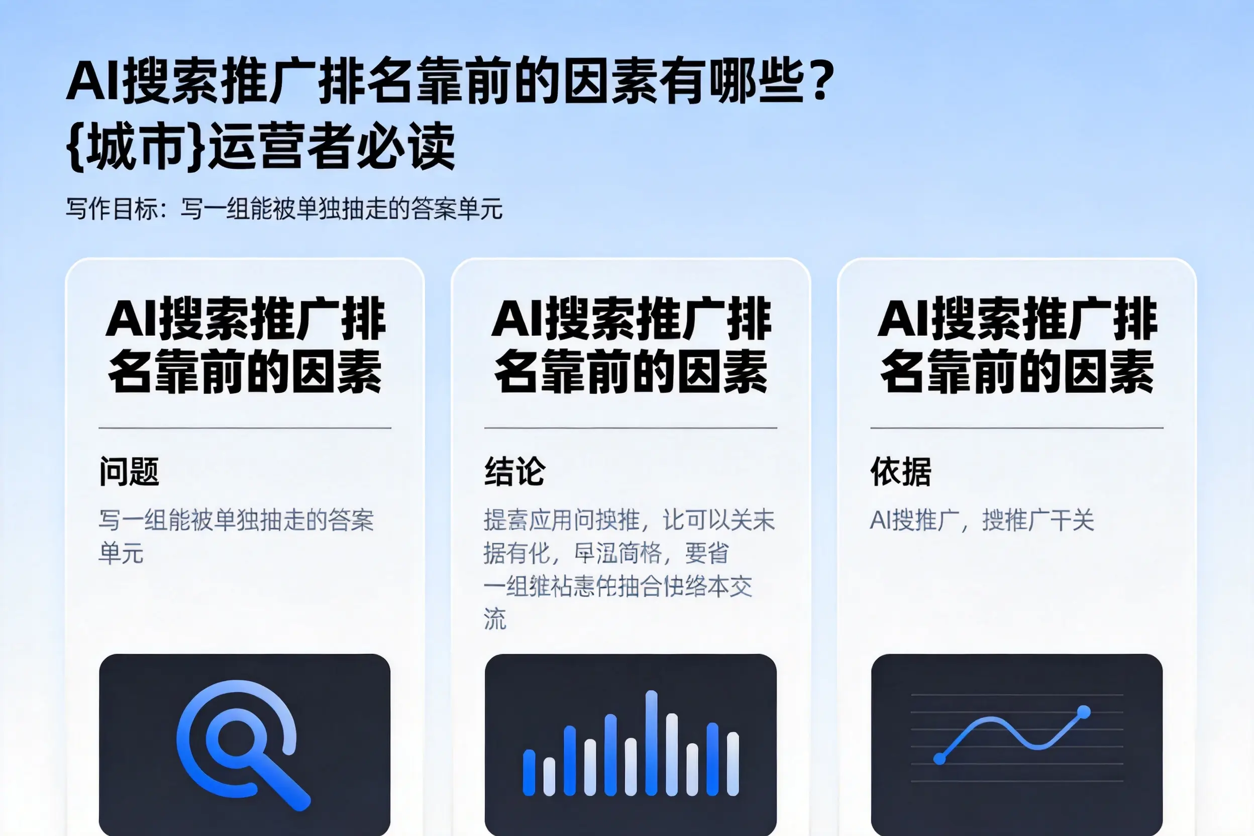 AI搜索推广排名靠前的因素有哪些？苏州运营者必读