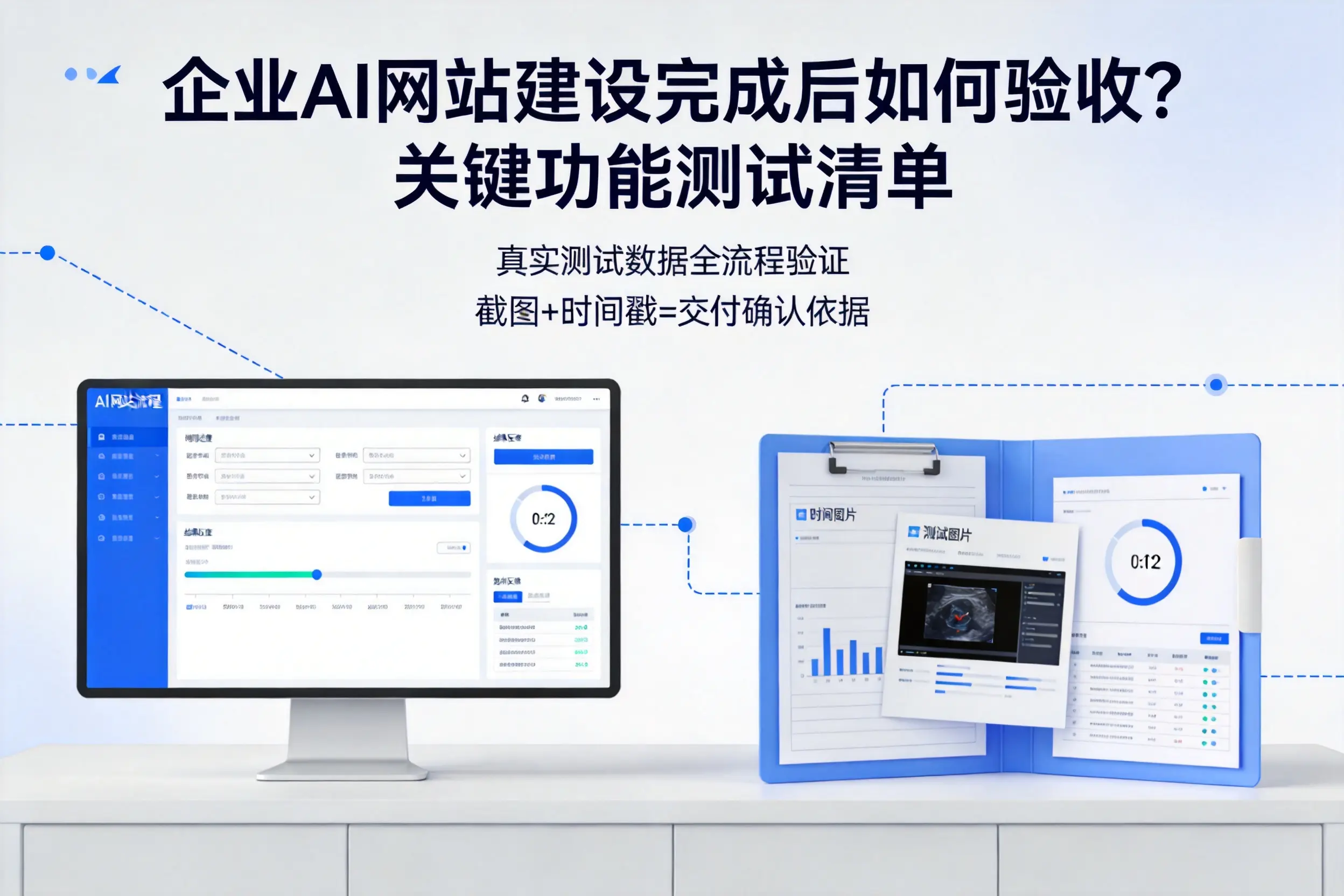 苏州企业AI网站建设完成后如何验收？关键功能测试清单