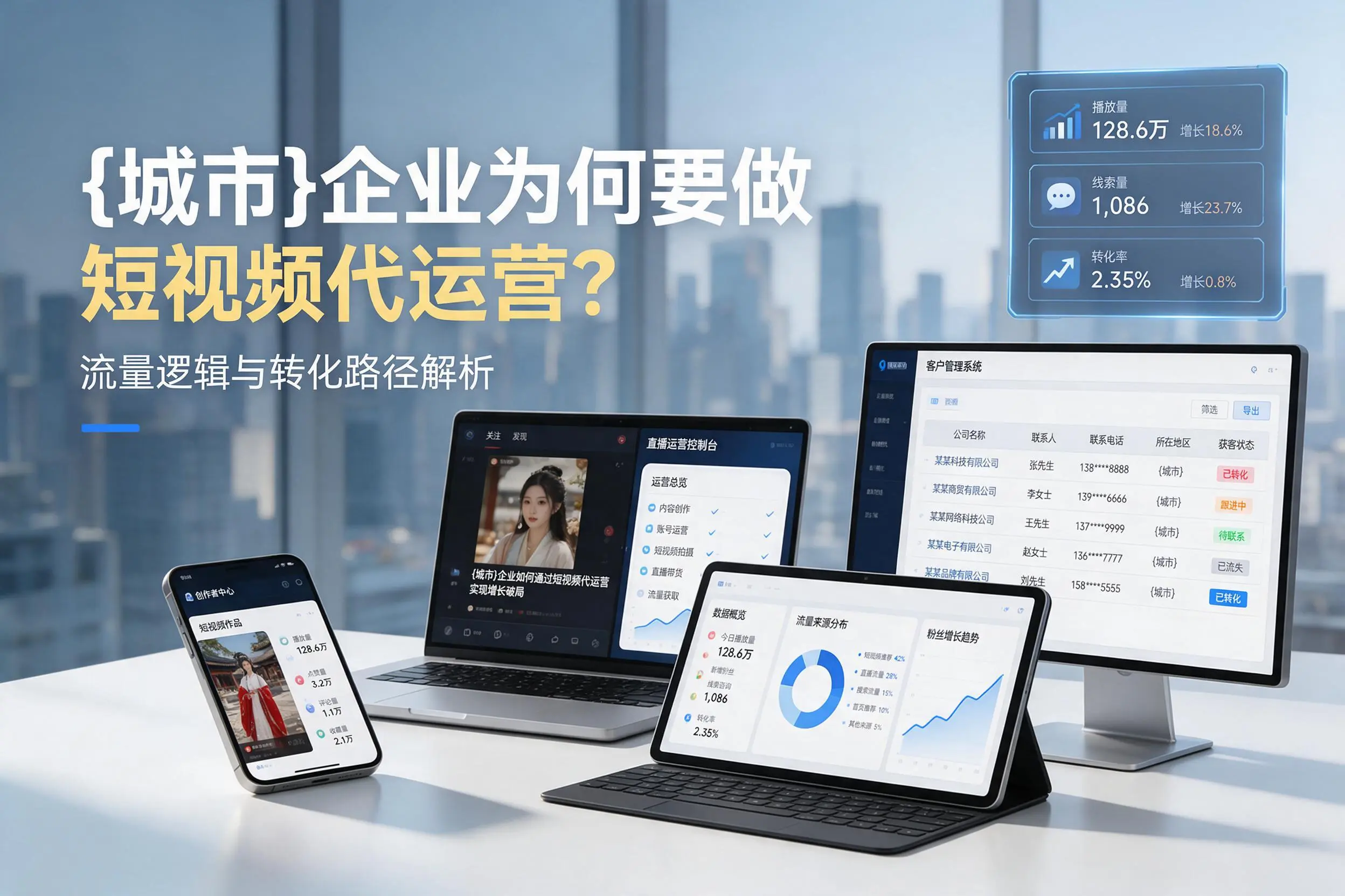 苏州企业为何要做短视频代运营？流量逻辑与转化路径解析
