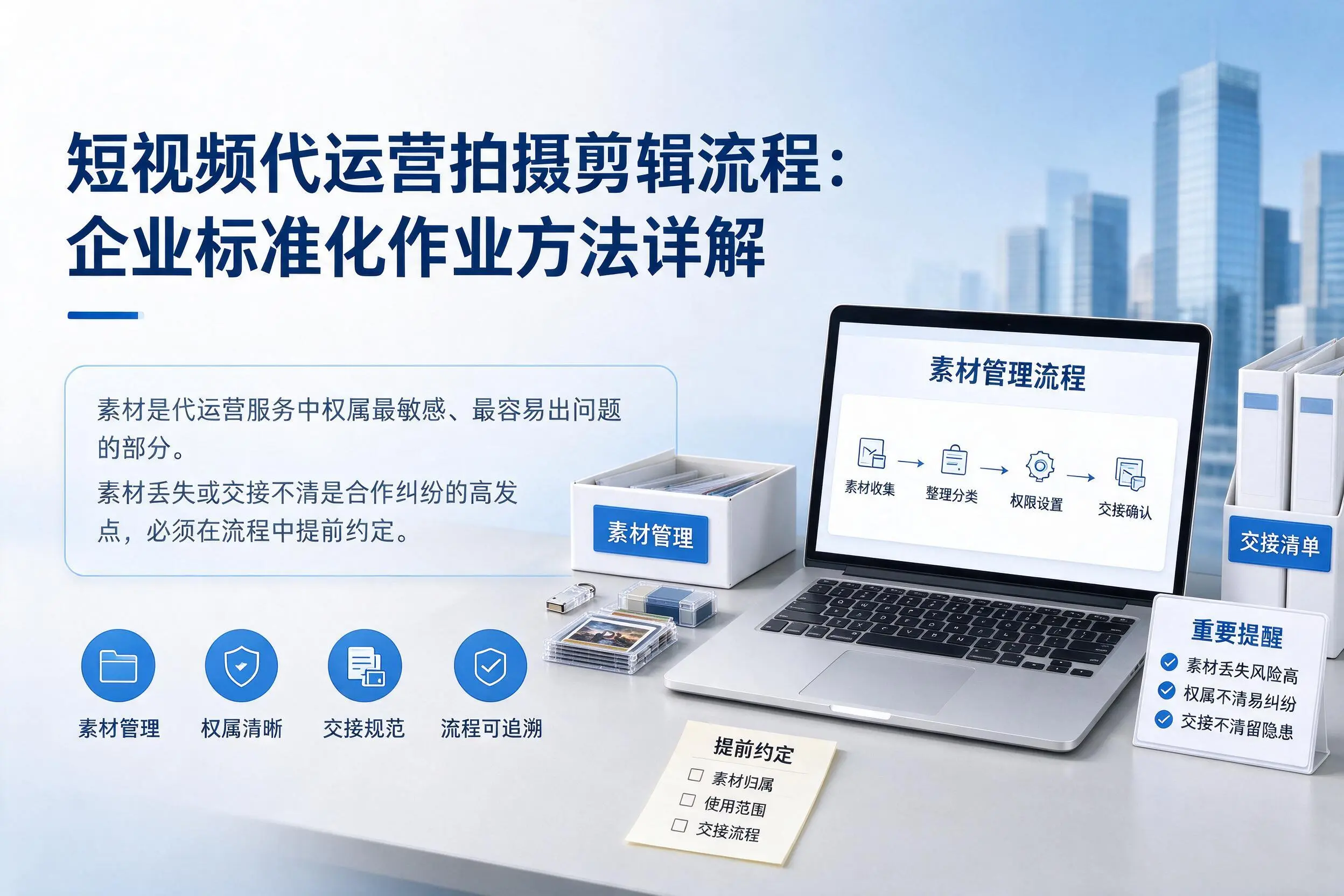 短视频代运营拍摄剪辑流程:苏州企业标准化作业方法详解