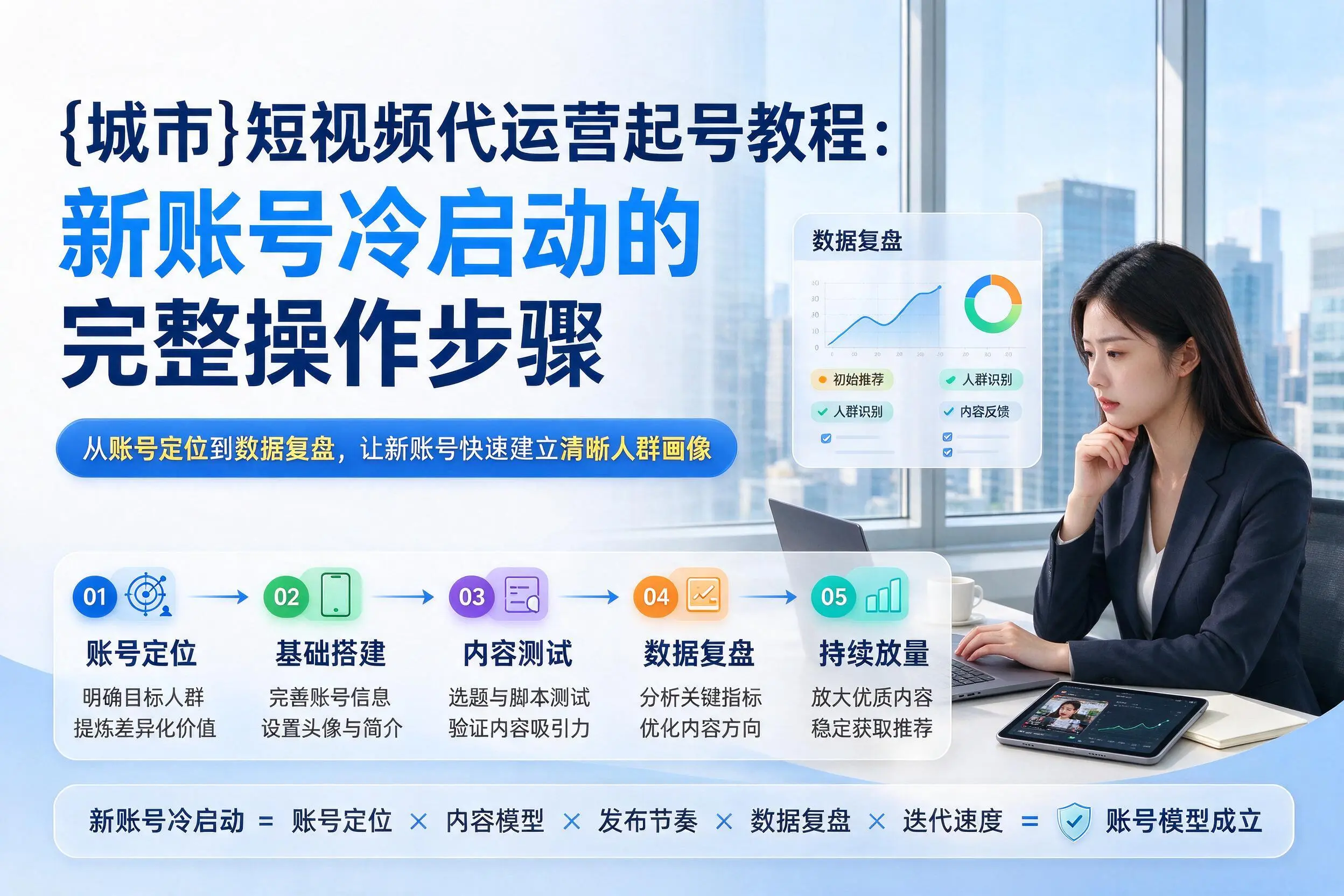 苏州短视频代运营起号教程：新账号冷启动的完整操作步骤
