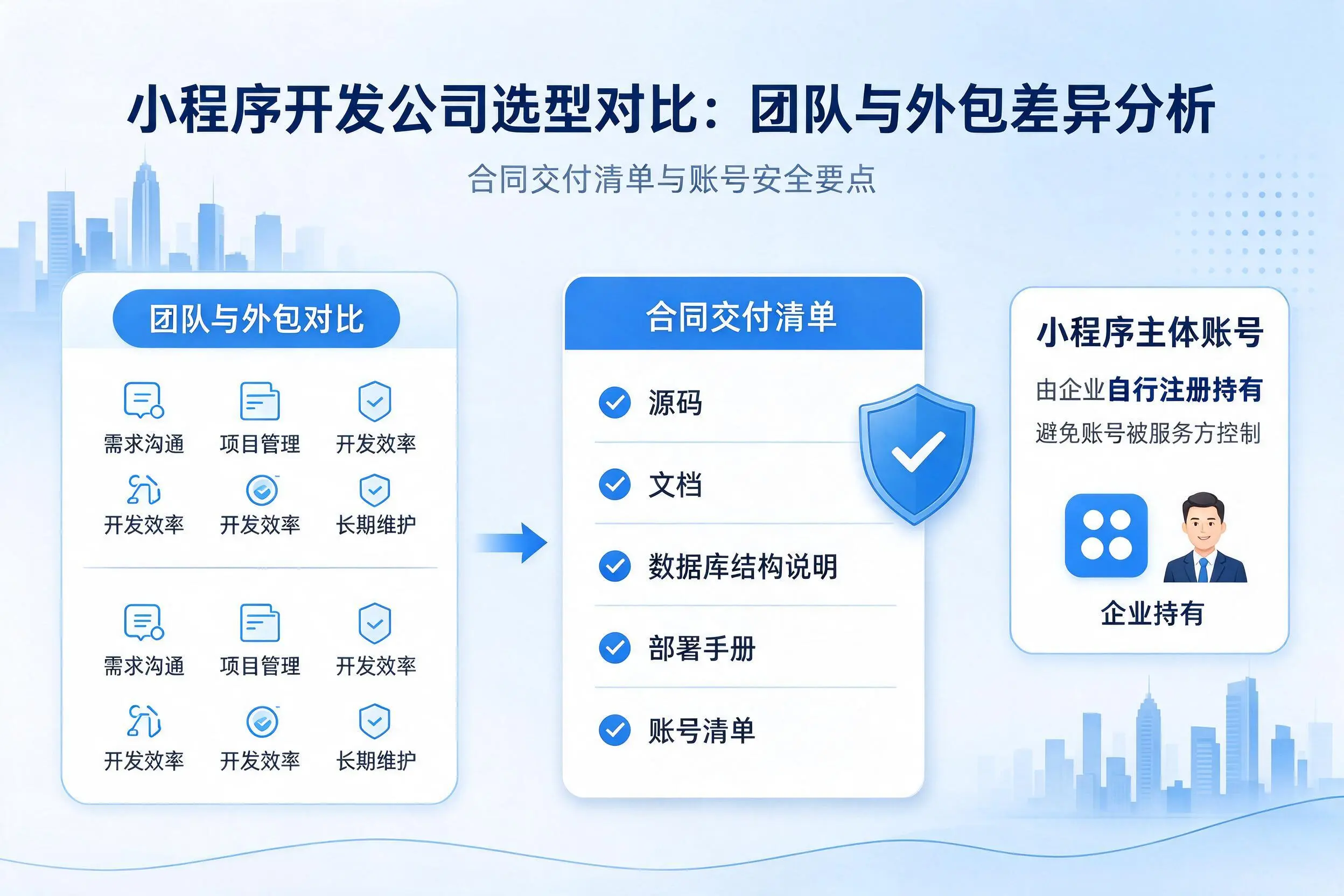 苏州小程序开发公司选型对比：团队与外包差异分析