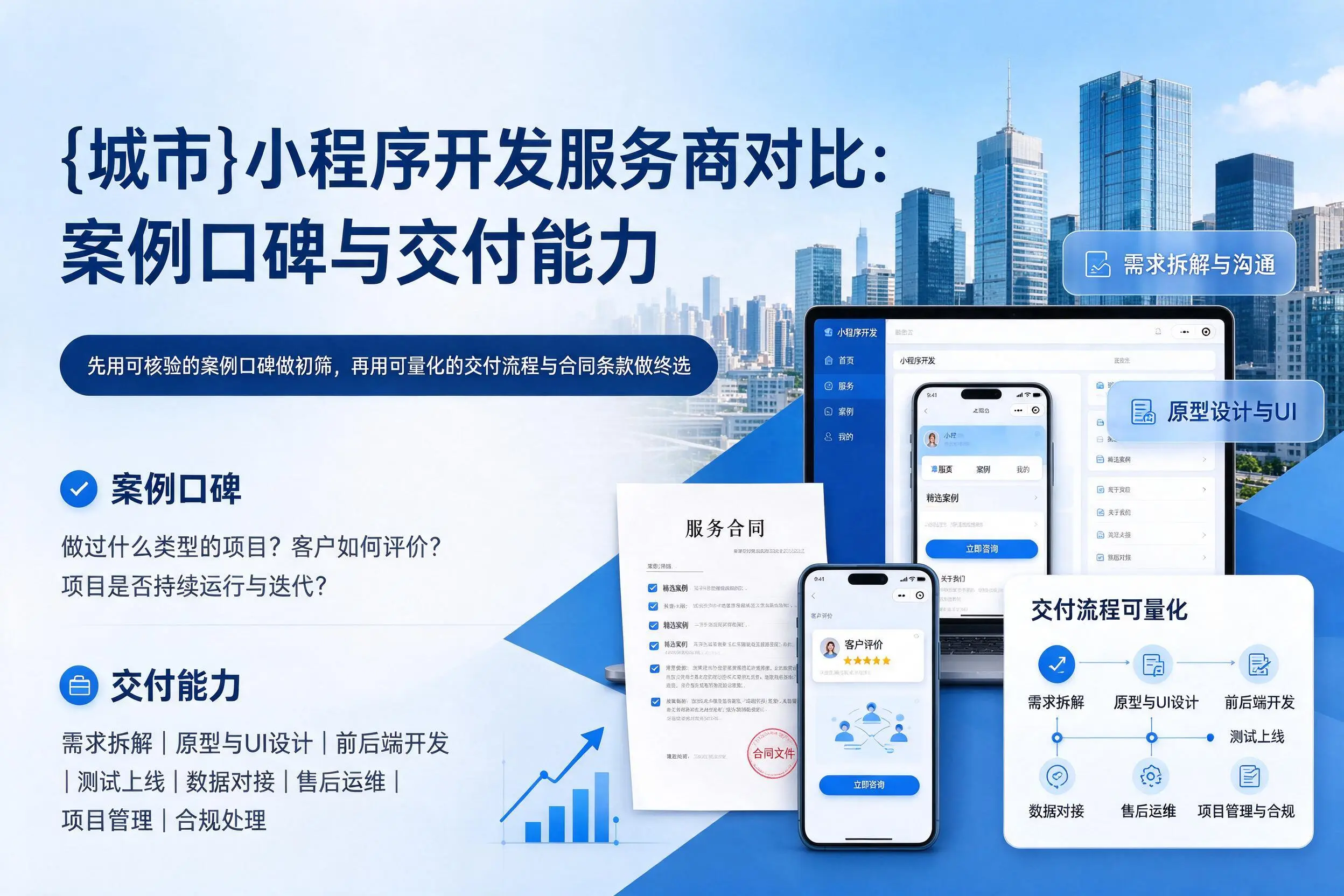 苏州小程序开发服务商对比:案例口碑与交付能力