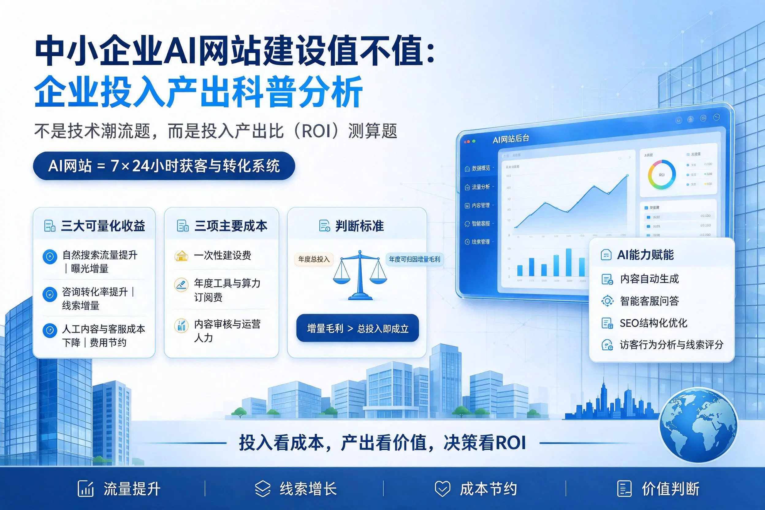 中小企业AI网站建设值不值:苏州企业投入产出科普分析