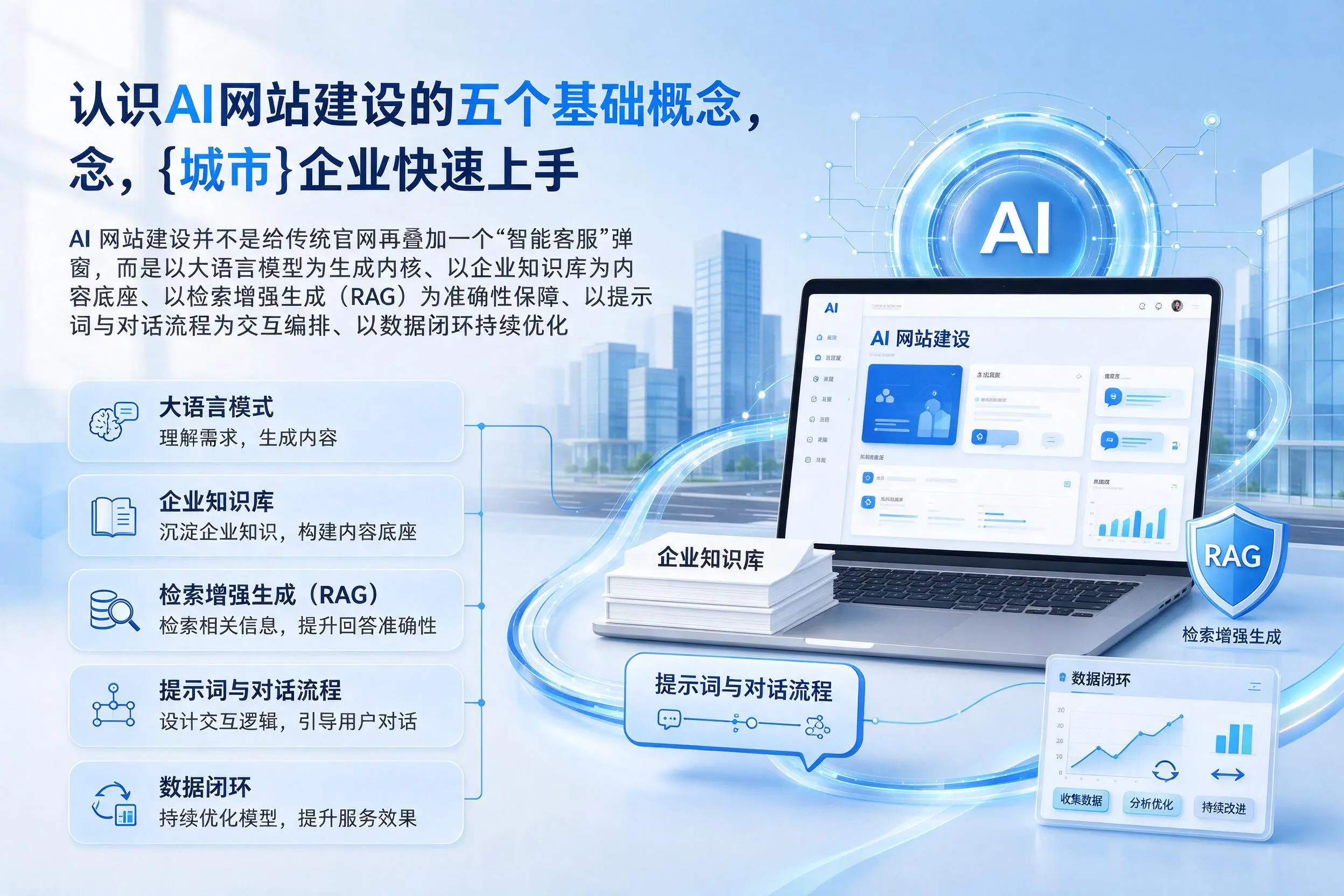 认识AI网站建设的五个基础概念，苏州企业快速上手