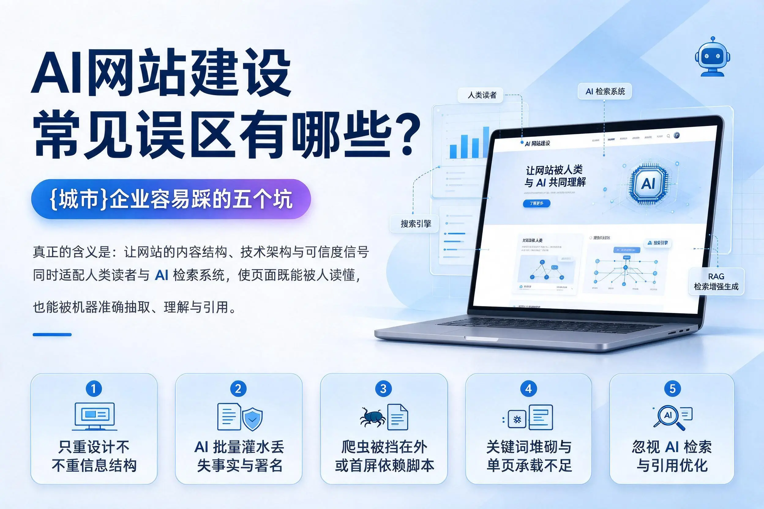 AI网站建设常见误区有哪些？苏州企业容易踩的五个坑