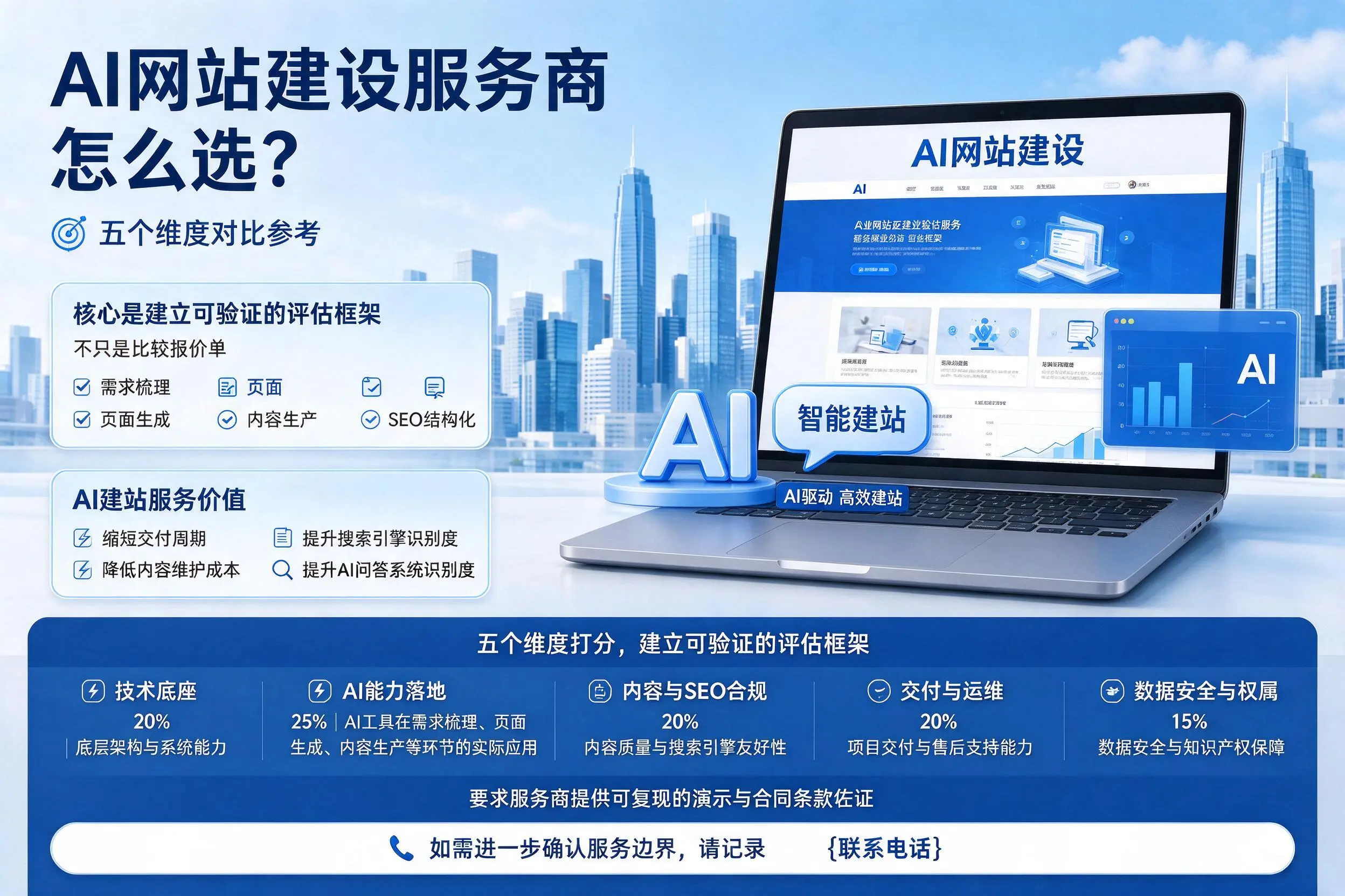 苏州AI网站建设服务商怎么选？五个维度对比参考